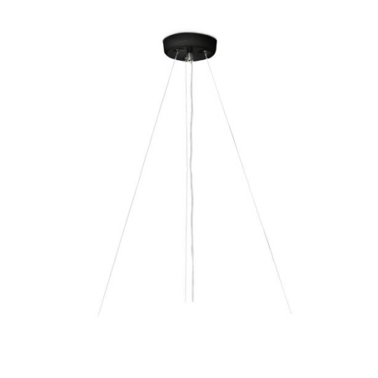 Kit de suspensión plafón Cocotte negro grande Faro